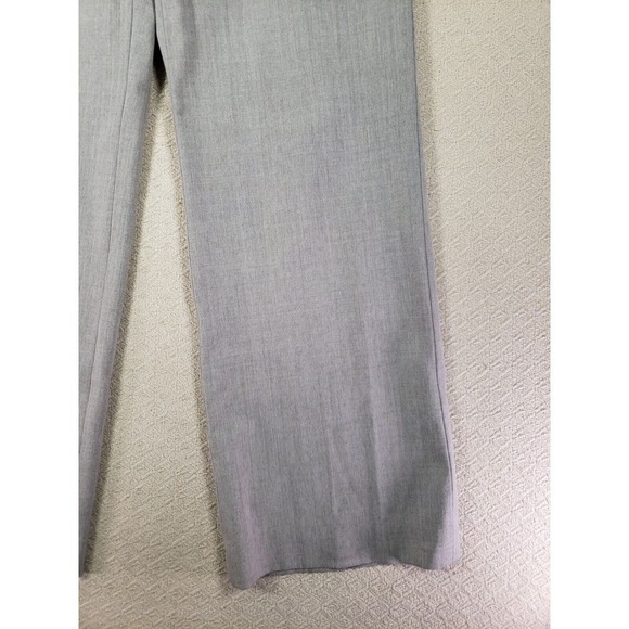 Lauren Ralph Lauren Pants Womens 6p Gray Wool Straight Wide Leg Slash Pockets - Picture 3 of 10